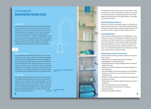 Glossar Stichwort Barrierefreies Bad aktualisiert und erweitert