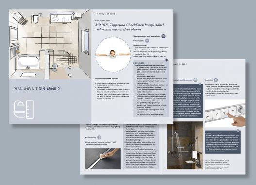 Mit neuem Ratgeber vorausschauend planen: Das moderne Bad: Komfortabel. Sicher. Barrierefrei.