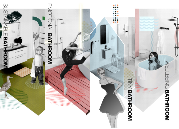 Sustainable, Tiny, Wellbeing, Emotional: Die vier Trends der ISH 2023 in der Sonderschau Pop up my Bathroom