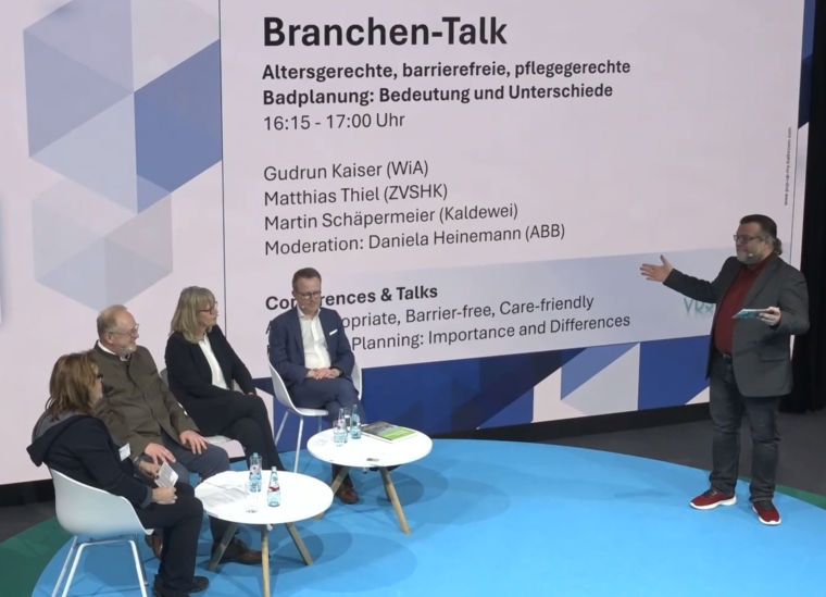 Expertentalk zum Thema barierefrei mit Daniela Heinemann, Martin Schäpermeier, Gudrun Kaiser und Matthias Thiel