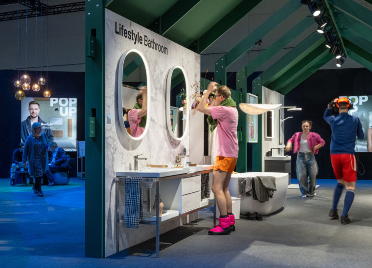 Performance in der Trendausstellung Pop up my Bathroom auf der ISH 2025