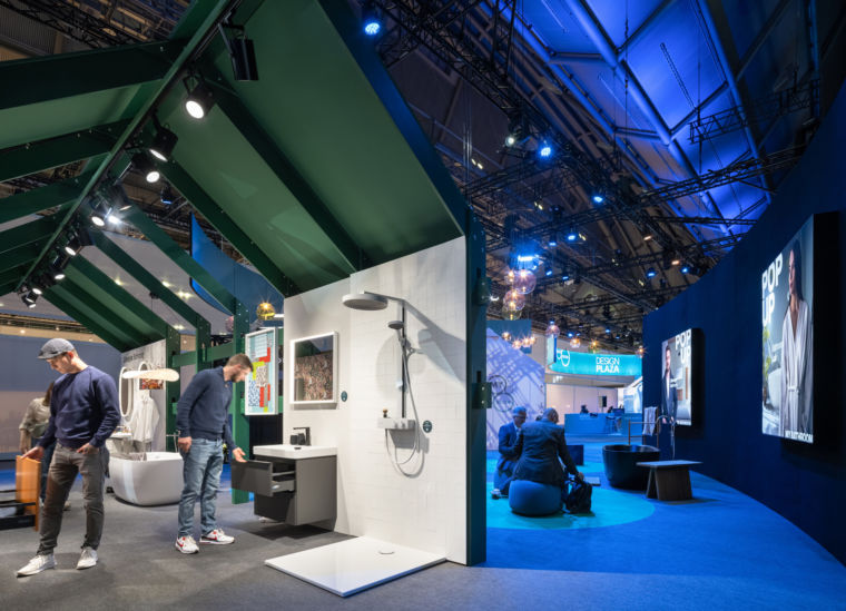 Ein Trendhaus der Ausstellung Pop up my Bathroom auf der ISH 2025