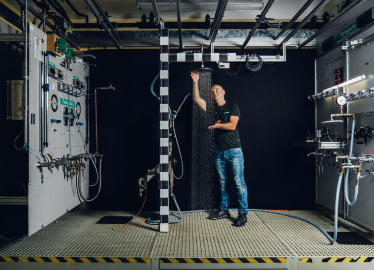 Wasser sparen ist bei Hansgrohe schon seit den 1980er Jahren ein Thema